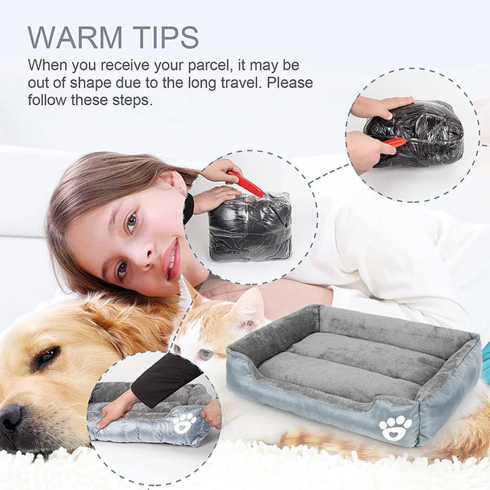 XXL Pet Dog Bed, Soft Washable - For Large Dogs