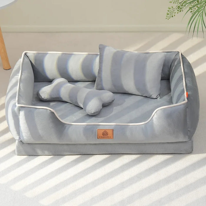 Dutch Velvet Dog Square Winter Bed