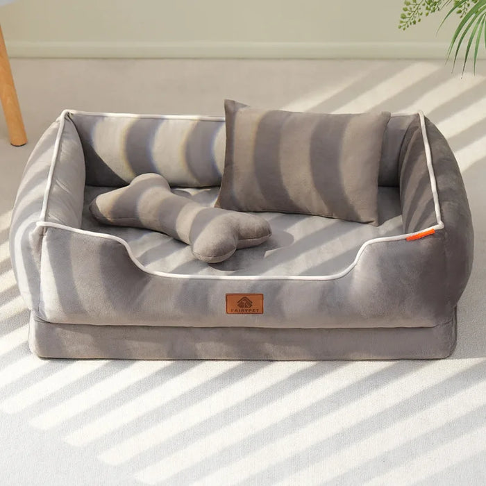 Dutch Velvet Dog Square Winter Bed