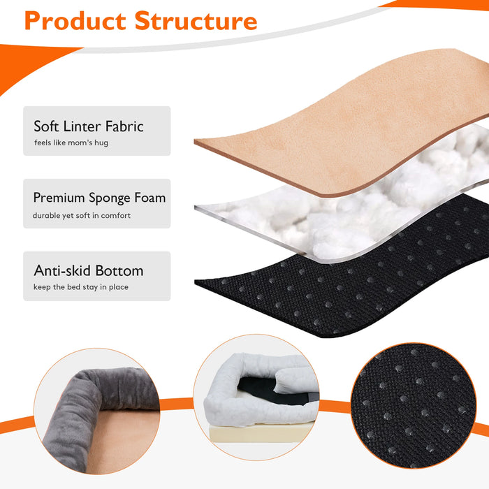 Dog Bed Super Soft Orthopedic Sleeping Mat