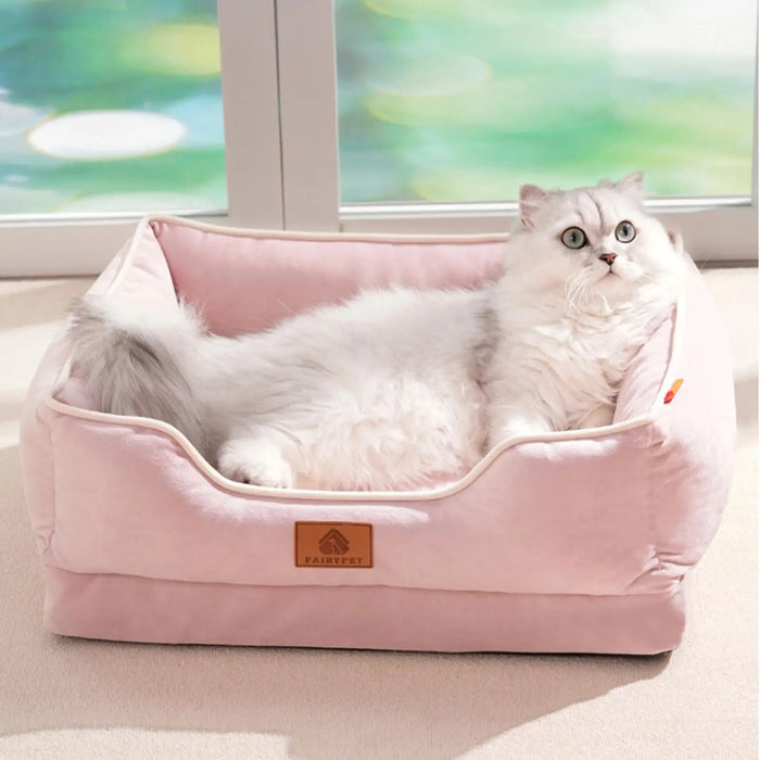 Dutch Velvet Dog Square Winter Bed